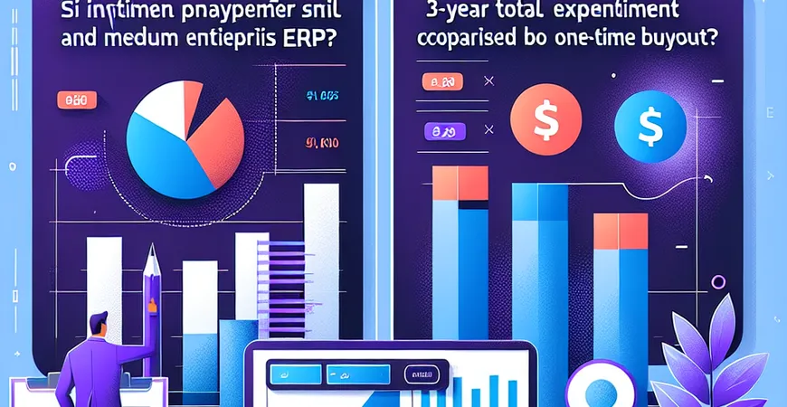  中小企业ERP分期付费可行吗？3年总支出与一次性买断对比  